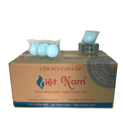 Solid alcohol in bag